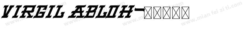 virgil abloh字体转换